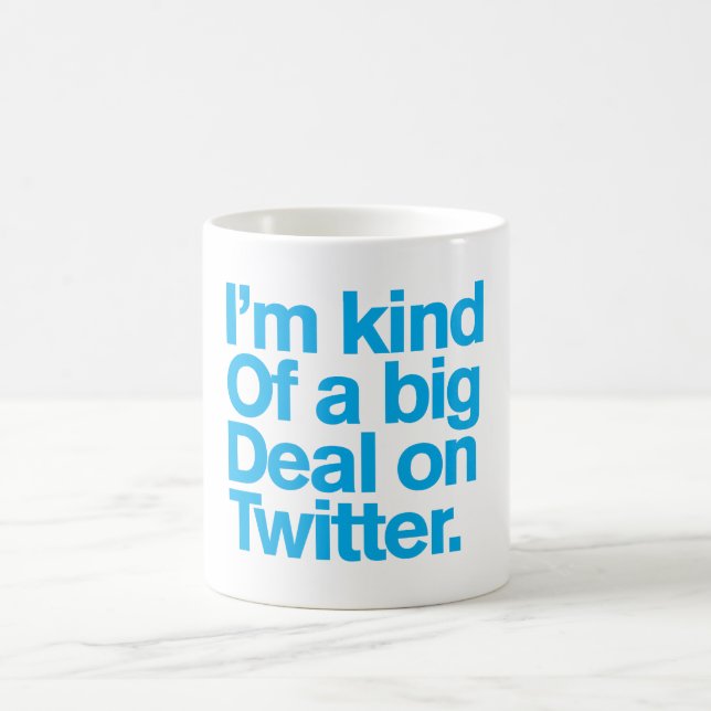Generic Comedy™ / Big Deal on Twitter. Coffee Mug (Center)
