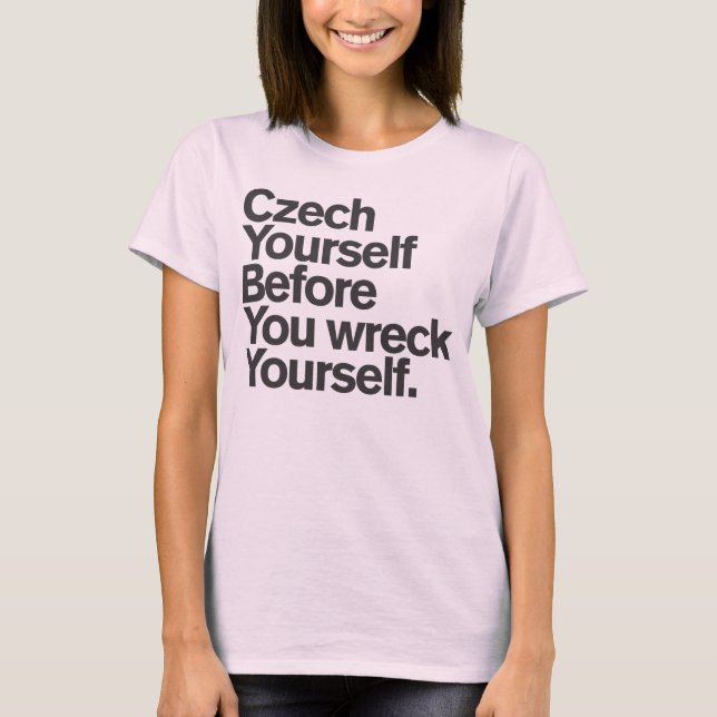 Generic Comedy™ / Czech Yourself. T-Shirt (Front)