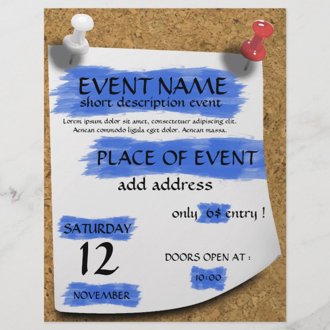 Generic event flyer (Front)