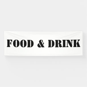 Generic Food and Drink Humourous Party Supplies Banner