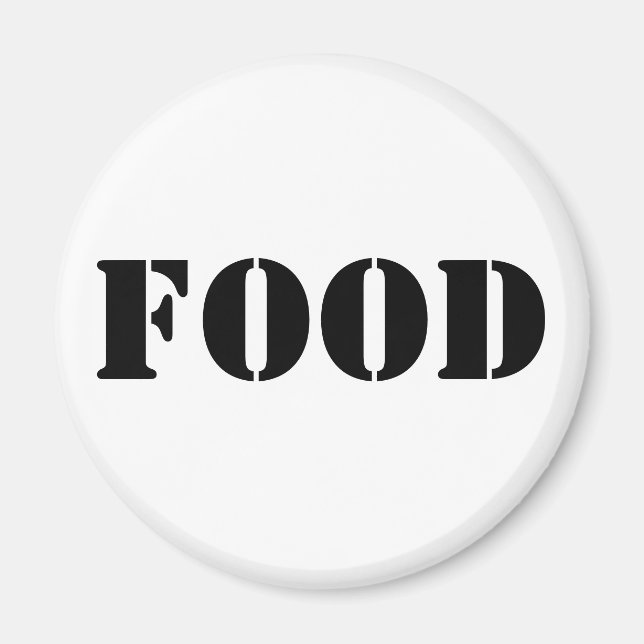 Generic Food and Drink Humourous Party Supplies Magnet (Front)