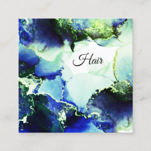 *~* Generic . Girly Nails Lashes Reiki Hair Square Business Card