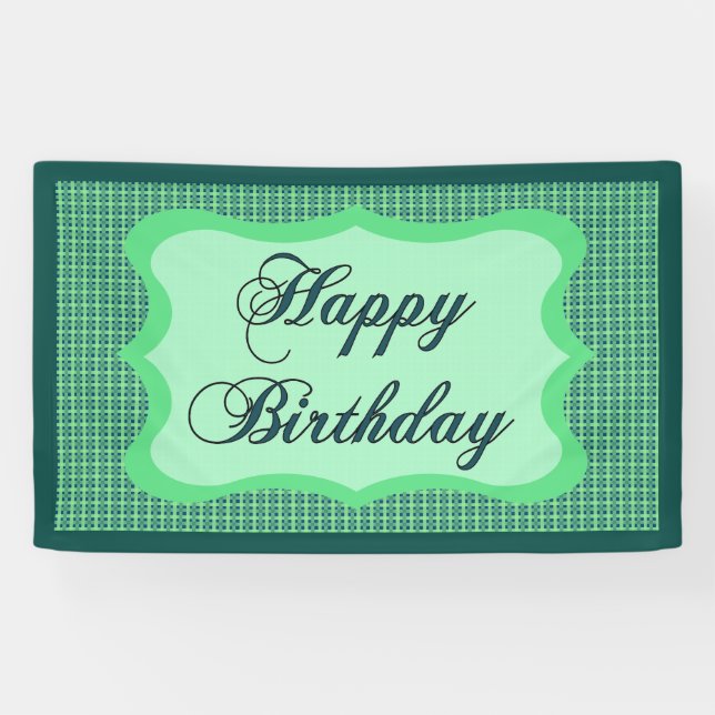 Generic Happy Birthday Banner (Horizontal)