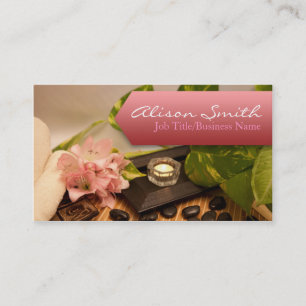 Generic health/spa/massage business card