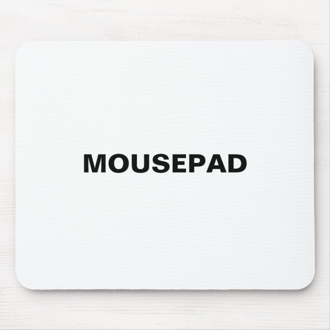 Generic Item Label Mouse Mat (Front)