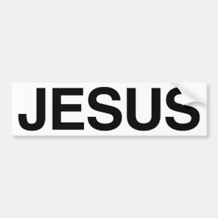 Generic Jesus Bumper Sticker