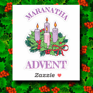 Generic Maranatha Advent Wreath 