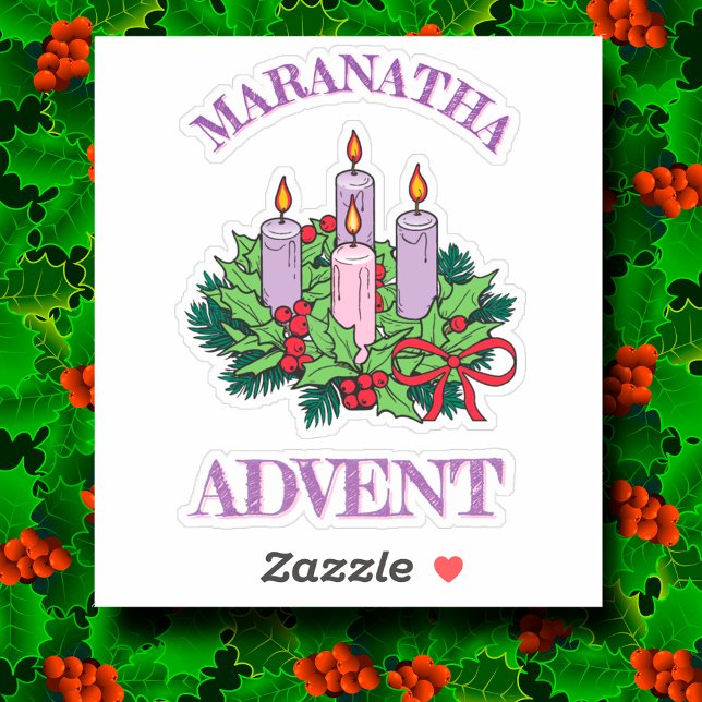 Generic Maranatha Advent Wreath  (Creator Uploaded)