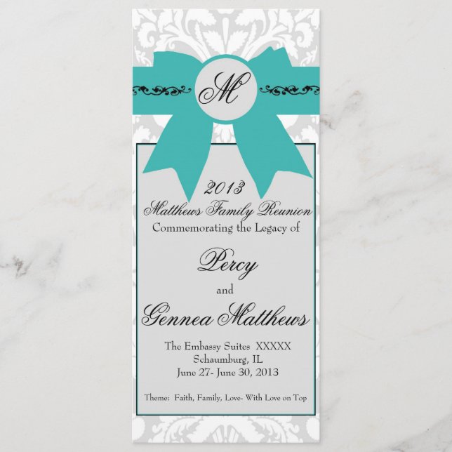 Generic Program Programme (Front)