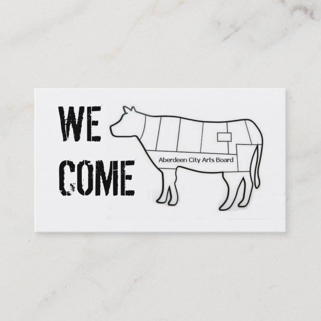 Generic Propaganda Business Card - An Art - No.41 (Front)