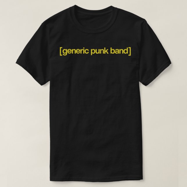 Generic Punk 1 T-Shirt (Design Front)