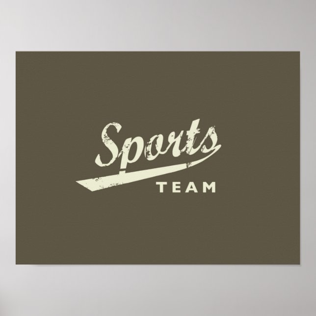 Generic Sports Team Poster (Front)