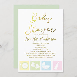 Generic Unisex Boy or Girl Baby Shower Invitation