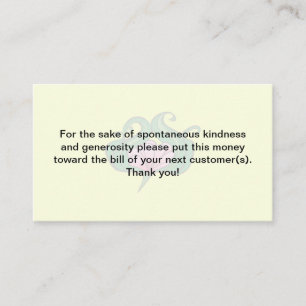 Generosity cards with Cartoon Flower