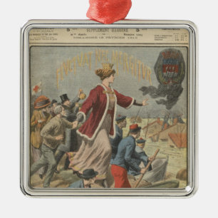 Generosity of the City of Paris and France Metal Tree Decoration