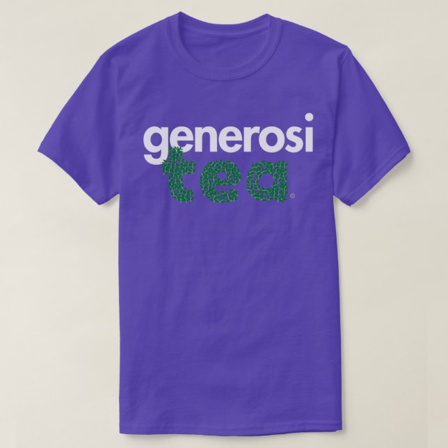 Generosity Tea Lovers white T-Shirt (Design Front)