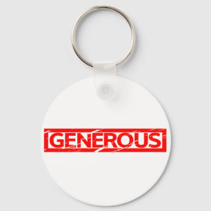 Generous Stamp Key Ring