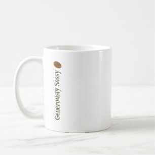 Generously Sassy w/ Coffee Beans Writers Novelists Mug