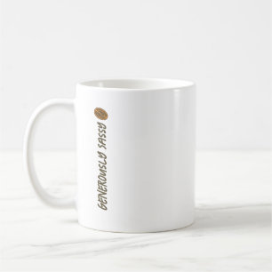 Generously Sassy w/ Coffee Beans Writers Novelists Mug