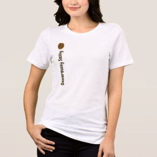 Generously Sassy w/ Coffee Beans Writers Novelists Tri-Blend Shirt