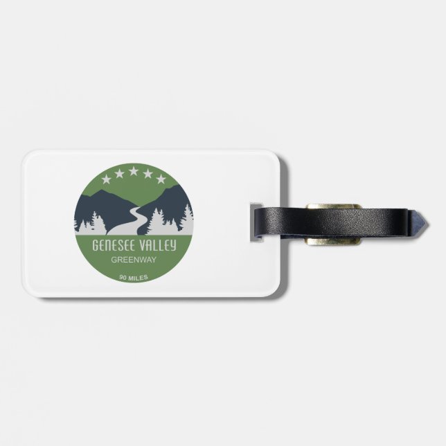 Genesee Valley Greenway New York Luggage Tag (Back Horizontal)