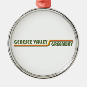 Genesee Valley Greenway New York Metal Tree Decoration