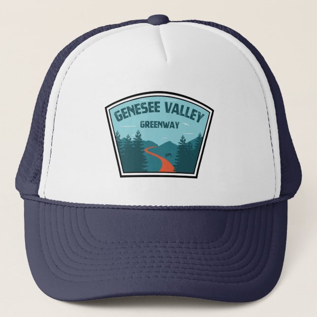 Genesee Valley Greenway New York Trucker Hat (Front)