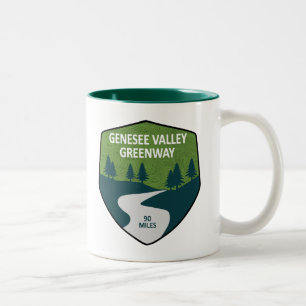 Genesee Valley Greenway New York Two-Tone Coffee Mug