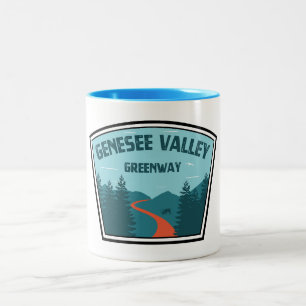 Genesee Valley Greenway New York Two-Tone Coffee Mug
