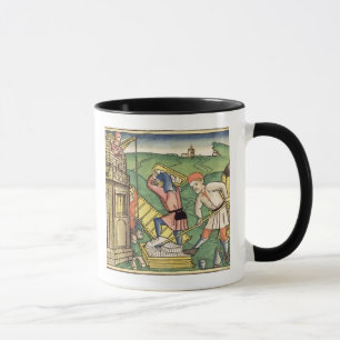 Genesis 11 1-9 Building The Tower of Babel, from t Mug