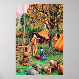 Genesis 12 God's Promises to Abram poster