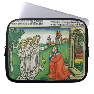 Genesis 18 2 Abraham and the Three Angels, from th Laptop Sleeve