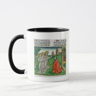 Genesis 18 2 Abraham and the Three Angels, from th Mug