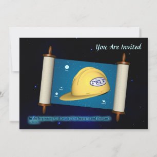 Genesis 1:1 - Construction Invitation