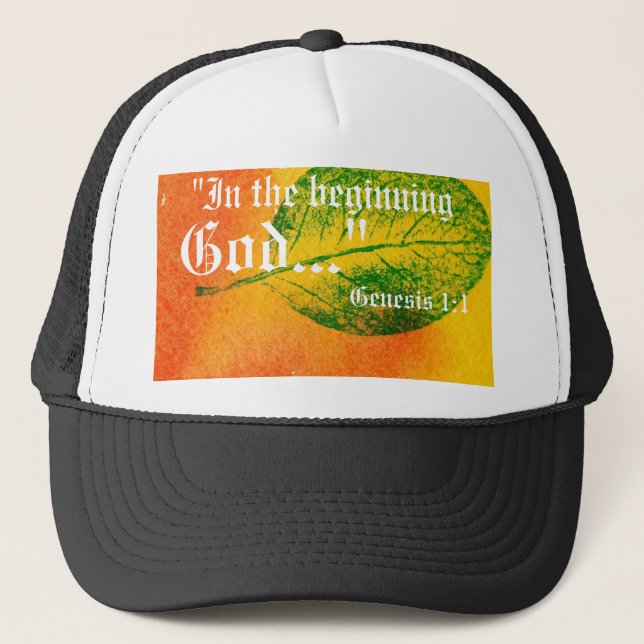 Genesis 1:1 Hat (Front)
