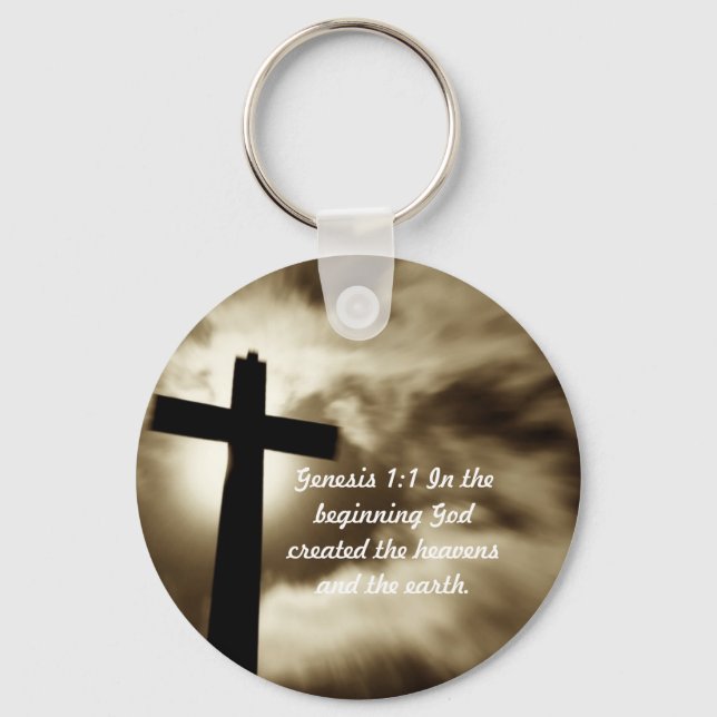 Genesis 1:1 Key Chain (Front)
