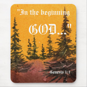 Genesis 1:1 Mousepad