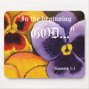 Genesis 1:1 Mousepad