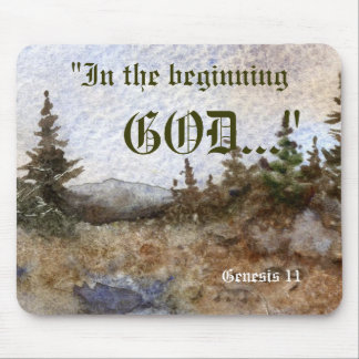 Genesis 1:1 Mousepad