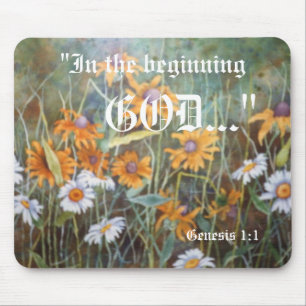 Genesis 1:1 Mousepad