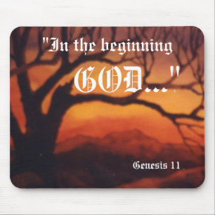 Genesis 1:1 Mousepad