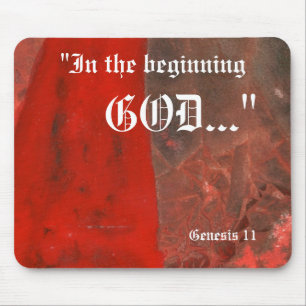 Genesis 1:1 Mousepad
