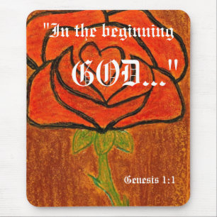 Genesis 1:1 Mousepad