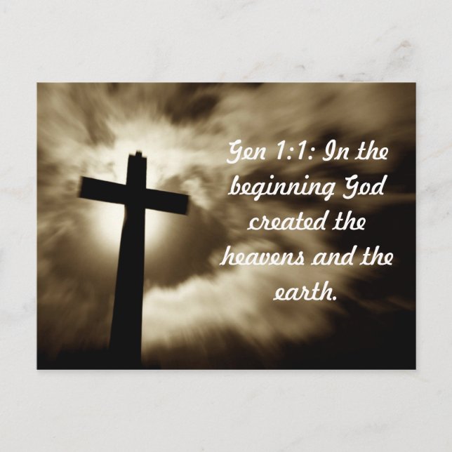 Genesis 1;1 Postcards (Front)