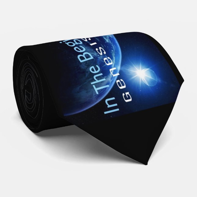 Genesis 1:1 tie (Rolled)