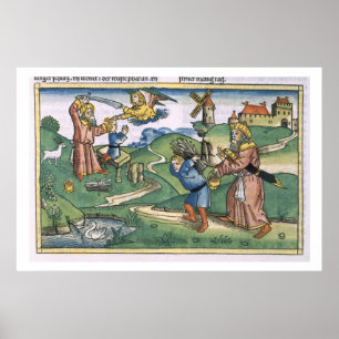 Genesis 21 1-14 Abraham's offering up of Isaac, fr Poster