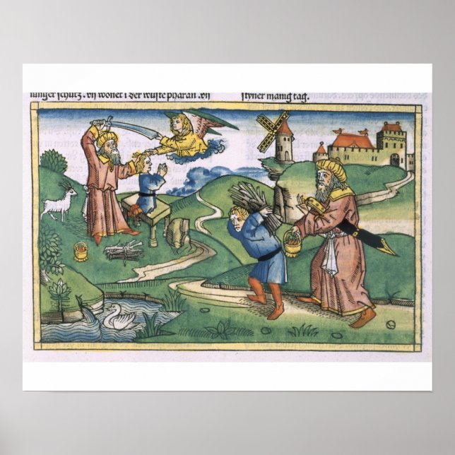 Genesis 21 1-14 Abraham's offering up of Isaac, fr Poster (Front)