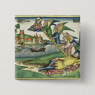 Genesis 28 10 Jacob's Ladder, from the 'Nuremberg 15 Cm Square Badge