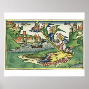 Genesis 28 10 Jacob's Ladder, from the 'Nuremberg Poster