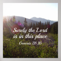 Genesis 28:16 Surely the Lord is in this place